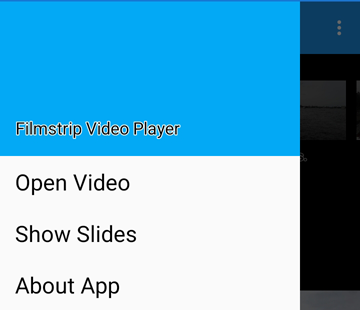 Filmstrip Video Player